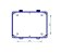 Caixa Plástica com tampa transparentec /dobradiça Ip65 400x300x200mm - Imagem 4