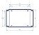 Caixa plástica 280X180X90mm Cinza com tampa transparente - Imagem 3