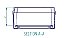 Caixa plástica 280X180X90mm Cinza com tampa transparente - Imagem 6