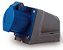 Tomada Sobpor Ind. 3p+t 9h Soprano Az 32a 220v - Imagem 1