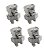 Conector parafuso fendido bimetálico Split Bolt 16mm com 4un - Imagem 1