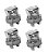 Conector parafuso fendido Split Bolt 70mm com 4und - Imagem 1