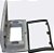 Placa 4x2 Weg Compose cinza externa IP-54  para 3 módulos - Imagem 5
