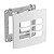 Placa 4x4 Weg Compose Branca com suporte para 6 módulos - Imagem 1