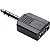 Plug Adaptador 2 P10 Stéreo Fêmea  Para  P10 Stéreo Macho - Imagem 2
