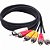 Cabo Hayonik De Audio E Video 3rca3 Player 3 Metros - Imagem 2
