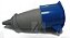 Cj Acoplamento + Plug Ext. Ind. Soprano 3p+t 16a 220v Azul - Imagem 1