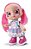 Boneca Infantil Rainbow Tatoo Pink Bambola Brinquedos - Imagem 2