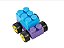 Blocos De Montar 40 Peças Balde Blocks Kids Maptoy Infantil - Imagem 3