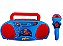 Karaoke Musical Boombox Infantil Homem Aranha - Candide - Imagem 1