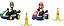 Brinquedo Carrinho Super Mario Kart Veículo Spin Out - Imagem 1