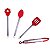 Kit 4 Utensilios de Silicone Cabo Inox - Class Home - Imagem 1