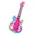 Guitarra com microfone e pedestal rosa DMToys - Imagem 3