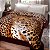 Cobertor Casal Kyor Plus Soft Leopardo 180x220cm - Jolitex - Imagem 1