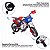 Mini Motinha Elétrica Infantil Motocross Homeplay Azul - Imagem 3