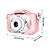 Mini Câmera infantil Digital Portátil Video Cachorro Rosa - Imagem 2
