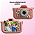 Máquina Fotográfica Digital Infantil Vídeos Fotos Unicórnio - Imagem 2