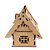 Casinha casa Natal luminaria decoracao em mdf Led cru - Imagem 1