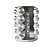 Porta Condimentos e Tempero 16 Potes de Vidro com Tampa Inox - Imagem 1