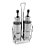 Kit 2 Galheteiros De Aco Inox Azeite E Vinagre Com Dosador - Imagem 2