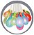 Kit 3 Balão De Água Guerra Bexigas Water Balloons Art Brink - Imagem 3