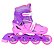 Patins Inline Ajustáve 30 - 33 Radical RosaC/ Acessório - DM TOYS - Imagem 3