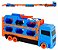 Caminhão Cegonha Transport Com 2 Carrinhos Metal Dm Toys - Imagem 2