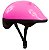 Kit Proteção Rosa Capacete Joelheiras Cotoveleiras Infantil - Imagem 2