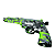 Kit 3 Arminhas Lançador de Orbeez Revolver Short Camuflado - Imagem 3