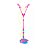 Microfone Duplo Com Pedestal Infantil Rosa Mp3 Com Luz - Imagem 2