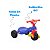 Velotrol Triciclo Menino Motoca Infantil Fast Azul Com Pedal - Imagem 3