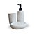 Kit Banheiro Lavabo 3Pç Porta Escova Pente Sabonete Ceramica - Imagem 2