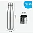 Garrafa Squeeze Inox 750ml Prata Fosco  p/ Academia - Imagem 2