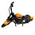 Moto infantil Elétrica Infantil 24V Classic Laranja Unitoys - Imagem 5