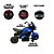 Mini Moto Elétrica Infantil Motoca Esportiva Bivolt Menino - Imagem 8