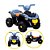 Quadriciclo Elétrico Infantil 6V UniToys azul Adventure - Imagem 4