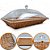 Cesta Multiuso com Tampa Telada para Frutas e Pães - Imagem 1