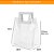Sacola Transparente PVC Multiuso com Alça Quadrada de Couro - Imagem 2