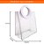 Sacola Transparente PVC Multiuso com Alça redonda de Couro - Imagem 2