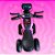 Moto Elétrica 6V Infantil Daily Rosa c/ Sons - Unitoys - Imagem 8