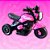Moto Elétrica 6V Infantil Daily Rosa c/ Sons - Unitoys - Imagem 4