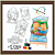 Kit Pintura Infantil Capivara Cozy & Comfy 12 Cards - Imagem 3