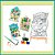 Kit Infantil de Pintura Cozy Comfy Telas Tintas  Pincel - Imagem 8