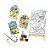 Kit Infantil de Pintura Cozy Comfy Telas Tintas  Pincel - Imagem 2