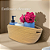 Cesto Organizador Multiuso Dobrável Corda Natural 31x20x12CM - Imagem 2