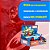 Carrinho De Fricção Capitão America Marvel Azul 13 cm - EBN - Imagem 3