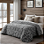 Edredom Flannel Dupla Face 2,20m x2,40m Cinza Paloma Jolitex - Imagem 1