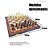 Jogo de Xadrez Luxo em Madeira HOYLE GAMES Tabuleiro 34X34CM - Imagem 2