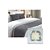Peseira Decorativa Cama Casal Veludo Snow Cinza Jolit 50x220 - Imagem 1