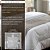 Peseira Decorativa Cama Casal Veludo Snow Bege 50x220 - Imagem 4